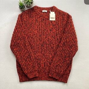NWT Sandro Mouline Wool Blend Jumper Chunky Knit Sweater XXL Crewneck